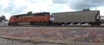 BNSF coal train DPU
